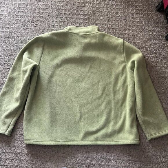 Tinkerbell Disney Jacket Womens XL Fleece Pullover Peter Pan Sweater VTG 90s Y2K - Picture 8 of 9